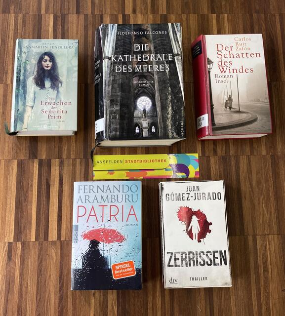 Bibliotheksleiterin Klaudia Zieger von der Stadtbibliothek Ansfelden stellt Klassiker der spanischen Literatur vor | Foto: Klaudia Zieger