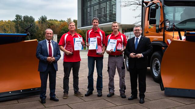 Claude van Rooten, Gerhard Vock, Manuel Luger, Tommy Hecher und Ludwig Schleritzko | Foto: Christian Nowotny