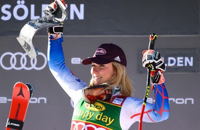 Holte 2021 in Sölden ihren 70. Weltcup-Triumph: Mikaela Shiffrin | Foto: Ernst Lorenzi