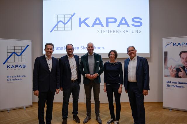Von links, Johannes Kandlhofer, Rainer Trinkl, Roger Rankel, Ulrike Schickhofer und Jürgen Ritter freuten sich über die vielen Zuseherinnen und Zuseher. | Foto: Regionalmedien Steiermark