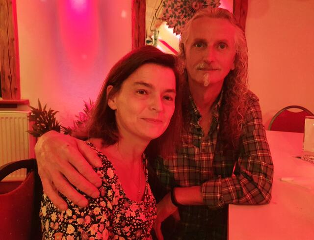 Christiana und Klaus Kammerer genießen die Stimmung. | Foto: Erika Kollmann-Till 