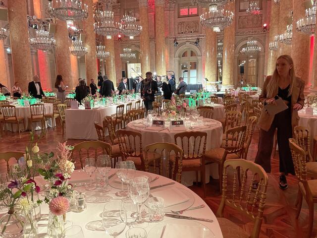 Der Zeremoniensaal der Hofburg war prächtig herausgeputzt. | Foto: Kautzky