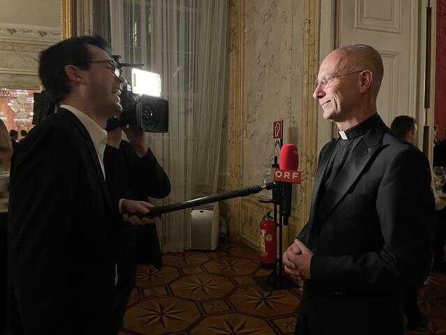 Toni Faber beim Interview. | Foto: Kautzky