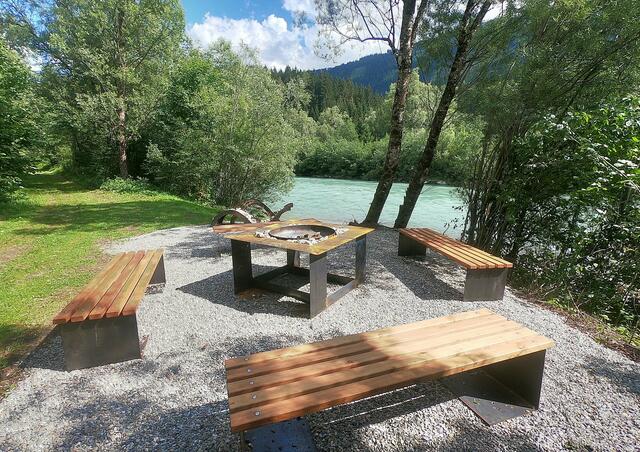 Die Grillstelle lädt zu gemeinsamen Stunden ein.  | Foto: Mautmeile Greifenburg