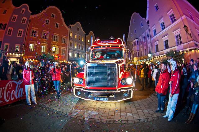 Der Coca-Cola Weihnachtstruck tourt endlich wieder durch Österreich. | Foto: Lukas Leitner