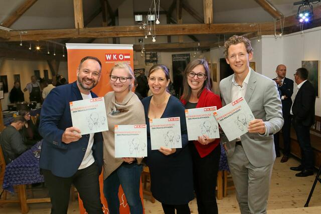 Stolze Organisatoren: Lukas Weber, Christina Polster, Katja Pipal, Birgit Halper und Christoph Schnitter (v. l.) | Foto: WKB/Lexi