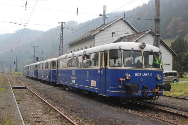 Die letzte Themenfahrt der Erzbergbahn für die Saison 202 fand kürzlich statt. | Foto: Verein Erzbergbahn