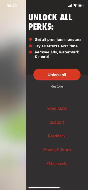 Mit unserem App Tipp der Woche "Monsterfy" können passend zu Halloween aus Selfies Monsterbilder und kurze Monstervideos gestaltet werden | Foto: Screenshot