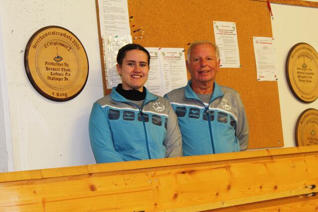 Sina Rieger und Harald Felsberger erreichten als Mixed-Duo in Erpfendorf den zweiten Platz. | Foto: ESV Erpfendorf