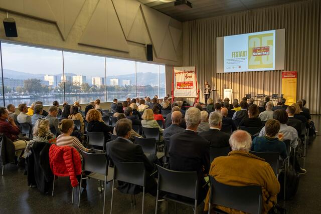 Der Festakt fand im Lentos Kunstmuseum Linz statt. | Foto: Diözese Linz/Johannes Kienberger