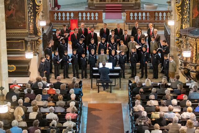 Der Chor der Florianer Sängerknaben. | Foto: OÖSB