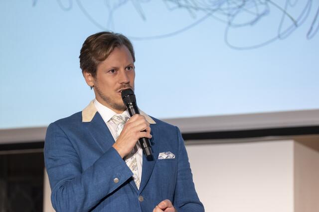 Hausherr und Kunstförderer: Max Gössl | Foto: Kunsthilfe Salzburg / Kolarik