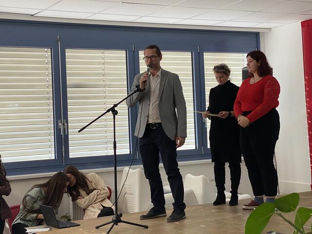 Christian Pronai-Mariel lobte das Engagement der Schule