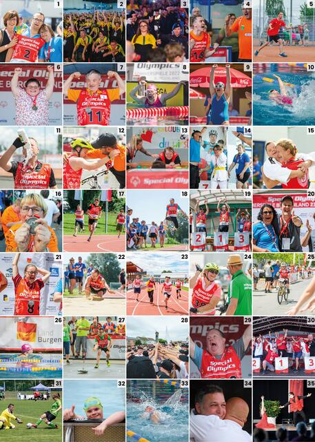 Das waren die besten Special Olympics Bilder 2022, für die abgestimmt werden konnte.  | Foto: RMA Grafik