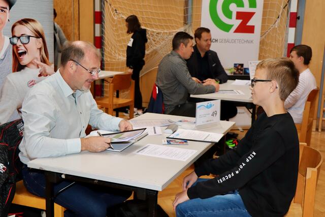 Stahlbau Grabner zählt zu den Stammgästen beim Lehrlings-Speed-Dating. | Foto: Alfred Mayer