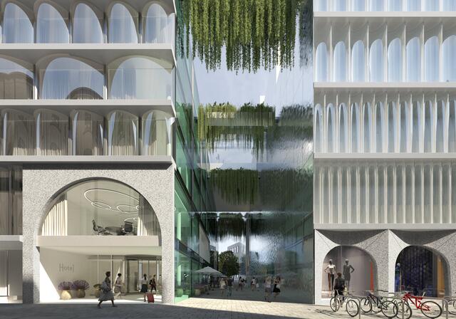 Einkaufen unter den "hängenden Gärten Mariahilfs" kann man 2024 im "Galerie Garten". | Foto: K 18