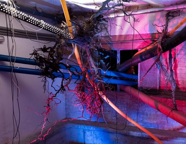 Schülerinnen und Schüler können mittels Unterlagen und Workshops die Ausstellung "Metabolismus der Stadt" selbstständig erarbeiten.  | Foto: Max Meindl