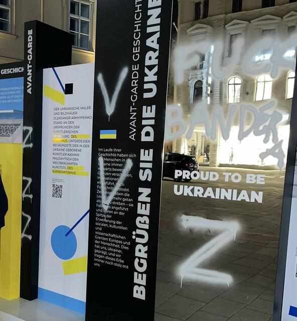 So sehen die Beschmierungen aus. | Foto: privat