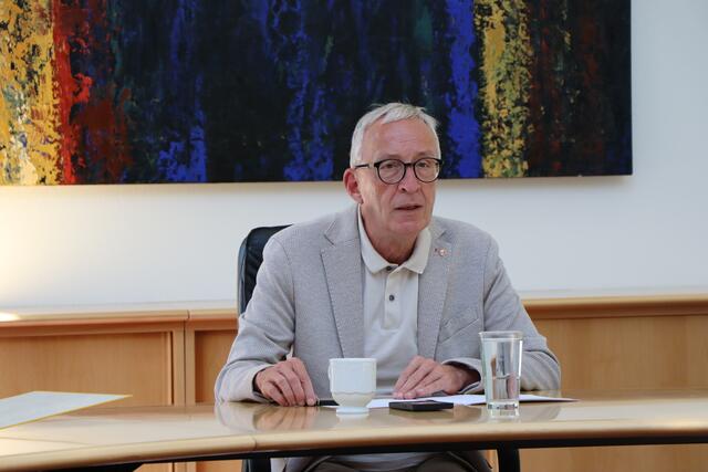 Der Landecker Bgm. Herbert Mayer. | Foto: Othmar Kolp