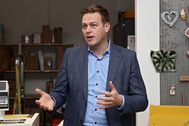 Landesrat Stefan Kaineder bei der Eröffnung. | Foto: Land OÖ/Daniel Kauder