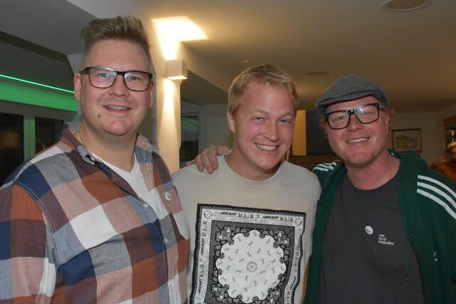 Thomas Maier, Andreas Frei und Bernhard Wittgruber (v.l.) beim Almenland Songwriting Camp 2022. | Foto: RegionalMedien Steiermark/Hofmüller