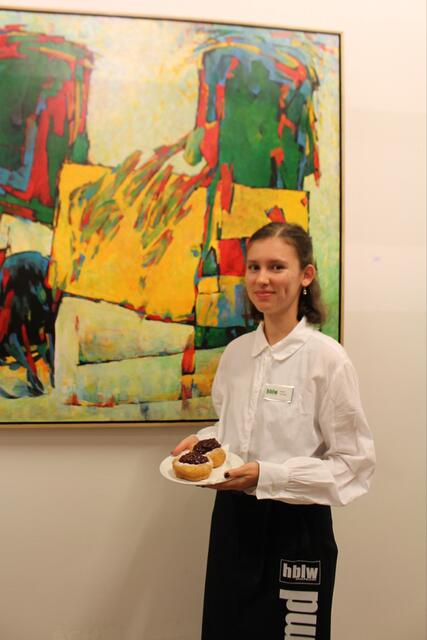 Perfektes Catering mit zweierlei Pinzgauer Krapfen.  Foto: Melanie Dick