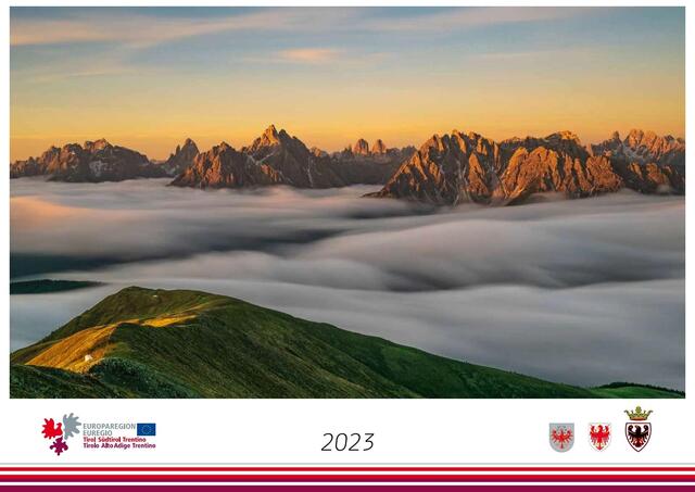 Der Euregio-Kalender 2023 kann ab 8. November 2022 kostenlos bestellt werden. | Foto: © Euregio/Hans Bergmann