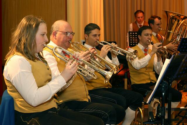 Trompetenregister der Marktmusikkapelle Gallspach beim Jubiläumskonzert 2022 | Foto: ©W.Maisriemler
