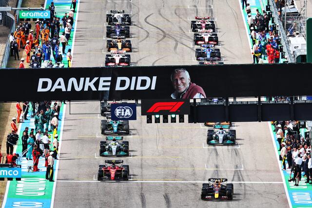 Die Formel 1 mit einer Hommage an Didi Mateschitz. | Foto: GEPA pictures