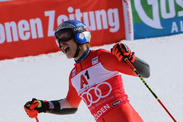 Ein Freudenschrei - Marco Odermatt startete mit dem Sieg in Sölden in die neue Saison