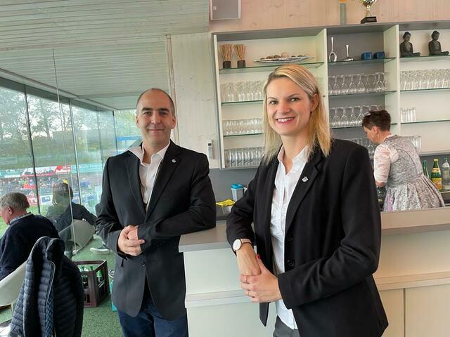 Rainer Winkler, Tanja Richter, Presse SV Horn | Foto: Schwameis