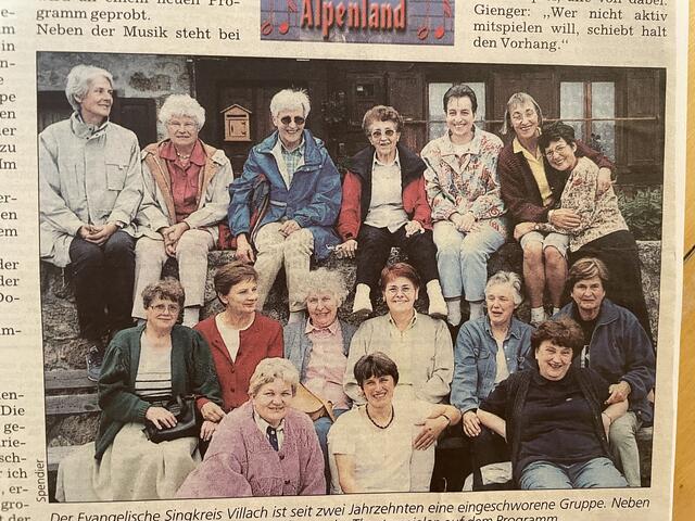 Früher gab es bereits einmal einen Chor über den gerne berichtet wurde, jetzt kommt die Neuauflage.  | Foto: Privat 