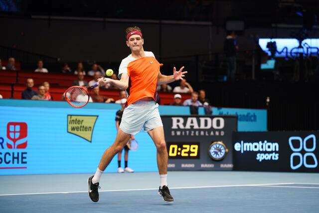 Die Nummer vier in Wien, Taylor Fritz, gewann ebenfalls mit 2:1 in den Sätzen gegen Nishioka. | Foto: e-motion/Bildagentur Zolles KG/Christian Hofer