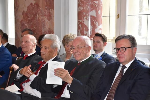 Zaungäste: Alt-LH Partl, Weingartner, Van Staa und Platter | Foto: © Steger
