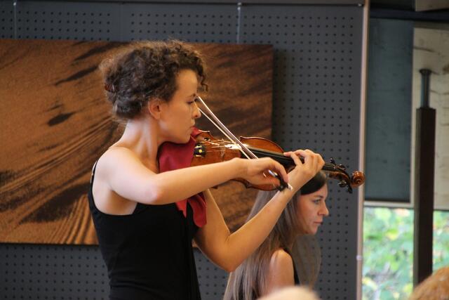 Ihr musikalisches Talent präsentierte Chanelle Bednarczyk.
