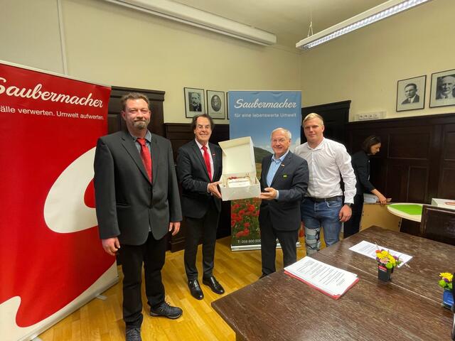 Daniel Schögler, Hans Roth, Josef Ober und Rene Ropert (v.l.) | Foto: RegionalMedien