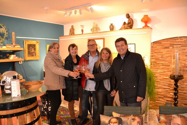 SPÖ-GR Christine Ulrich, Grüne-STR Brigitte Reiter, Christian Murauer, Doris Bugl und Bgm. Harald Leopold  | Foto: Heinz Fürst