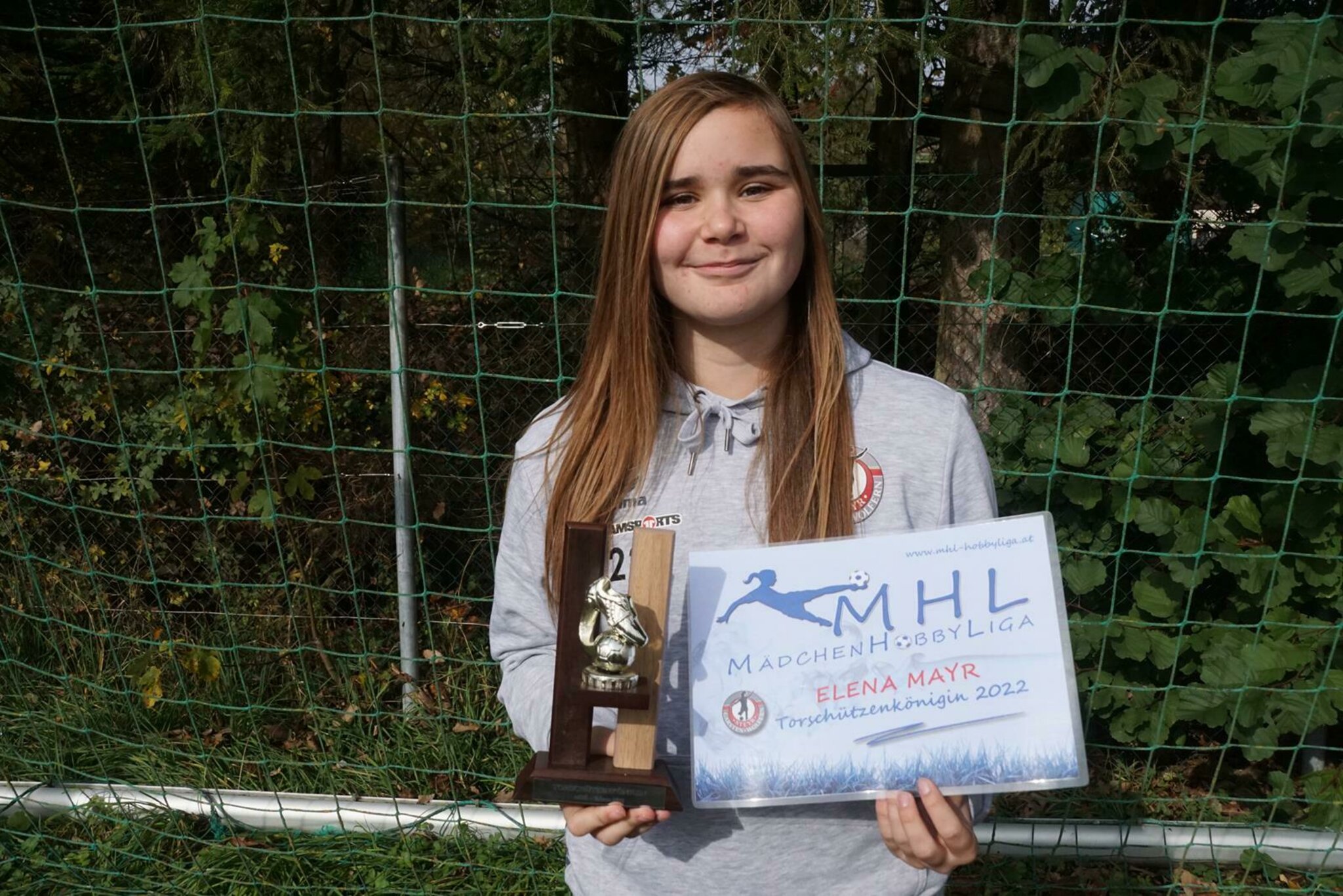 May R Mädchenhobby-Liga: Elena Mayr ist Torschützenkönigin - Steyr & Steyr Land