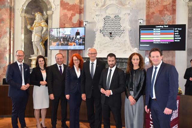 Die neue Tiroler Landesregierung ist angelobt. | Foto: © Steger