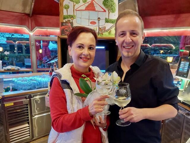 Die bisherige Parkcafé-Betreiberin Claudia Rupacher wünscht ihrem Nachfolger Pierre Fritzl alles Gute. | Foto: Privat