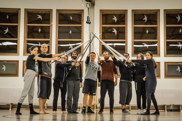 Mittlerweile ist eine kleine, aber feine Trainingsgruppe entstanden, die sich jeden Mittwochabend zum Training trifft. | Foto: Ingulf Popp-Kohlweiss 