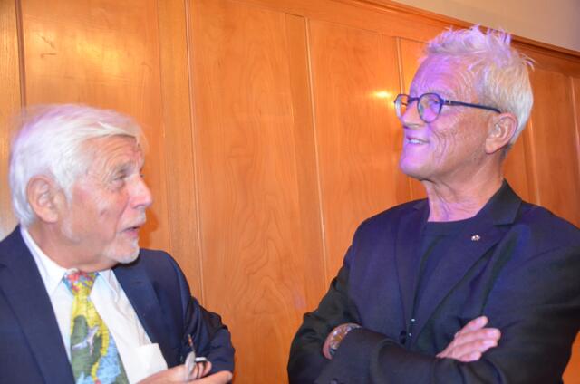 Nachbarn in Obervellach: Hans Hartweger und Alfred Seger