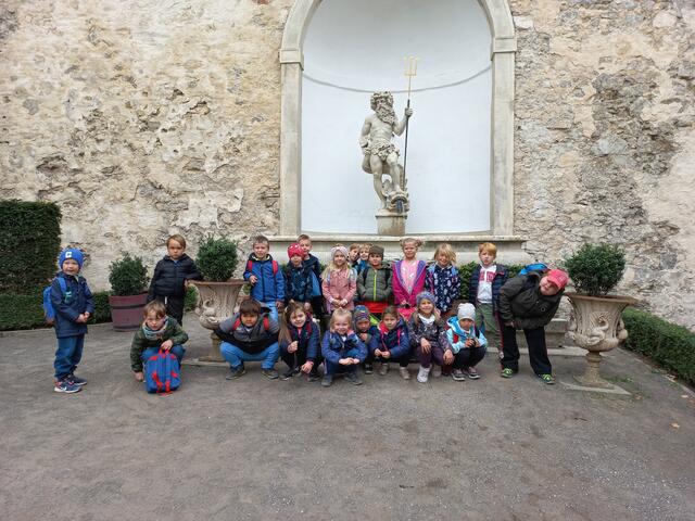 Die Vorschulkinder vom Kindergarten Großpetersdorf besuchten die Burg Forchtenstein. | Foto: Kindergarten Großpetersdorf
