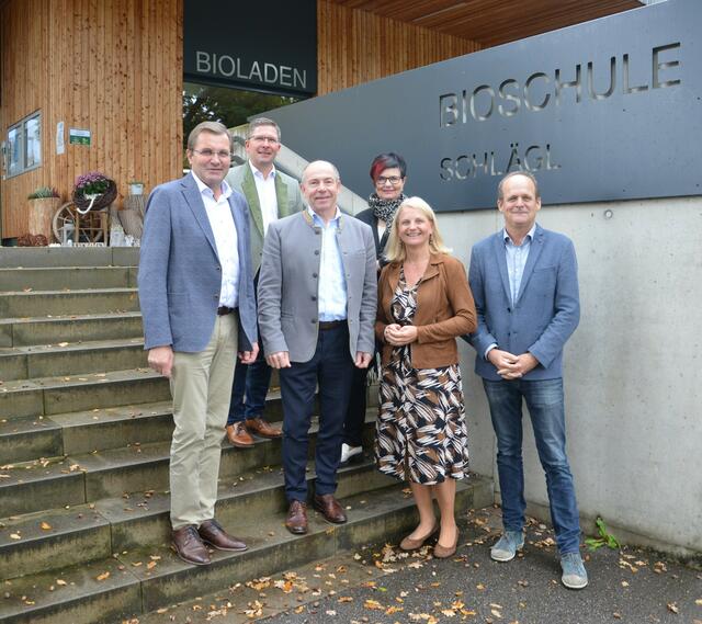 Der Landtagspräsident besuchte unter anderem die Bioschule Schlägl. | Foto: OÖVP/Gierlinger