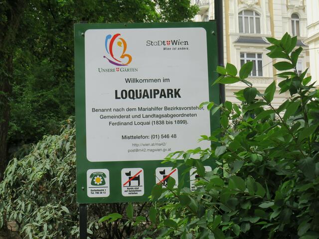 Am 9. November wird bei der Gedenkveranstaltung der Name des Parks von Loquaipark in Schmalzhoftempelpark umbenannt.  | Foto: Michi Reichelt
