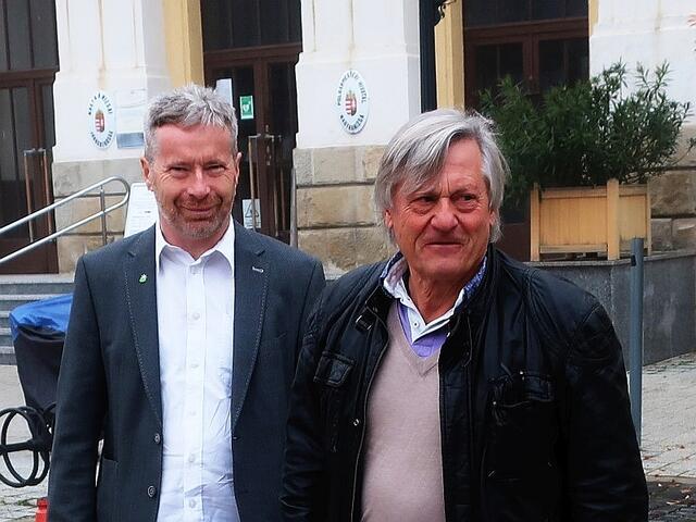 Karl Bauer (links) und Richard Mayr