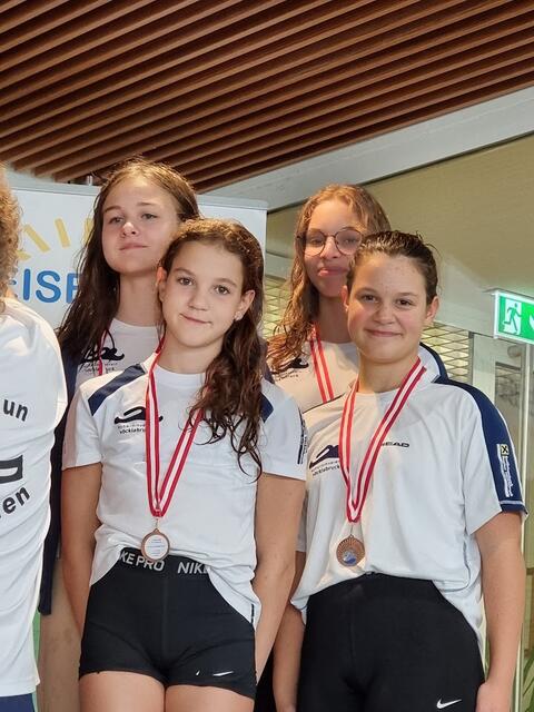 Dritter Platz für das SVV-Staffelteam 8 - 15 Jahre über 4 x 100 m Lagen