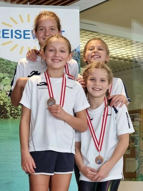 Dritter Platz für das SVV-Staffelteam 9 - 11 Jahre über 4 x 100 m Lagen