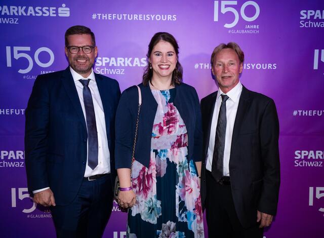 Vereinsmitglieder unter sich: Markus Tipotsch, MSc. mit Mag. Tanja Reich, MBL und Wilfried Erler, MSc. 