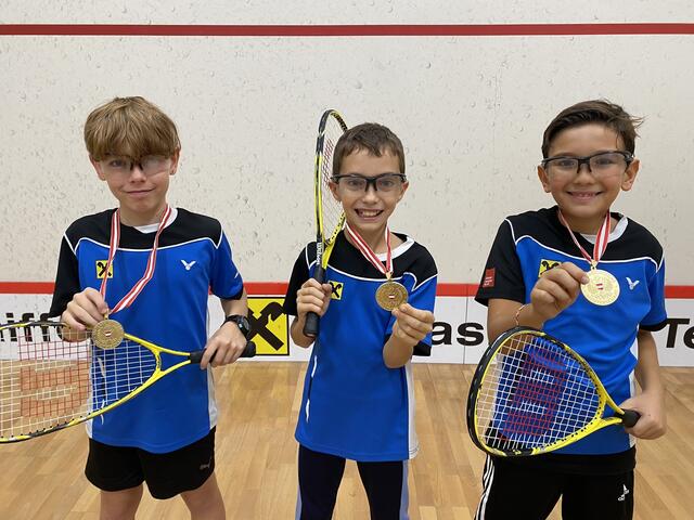V.l.: Damien Traunig(10), Luca Parigger(10) und Bekir Calcan(9). | Foto: RSCTelfs